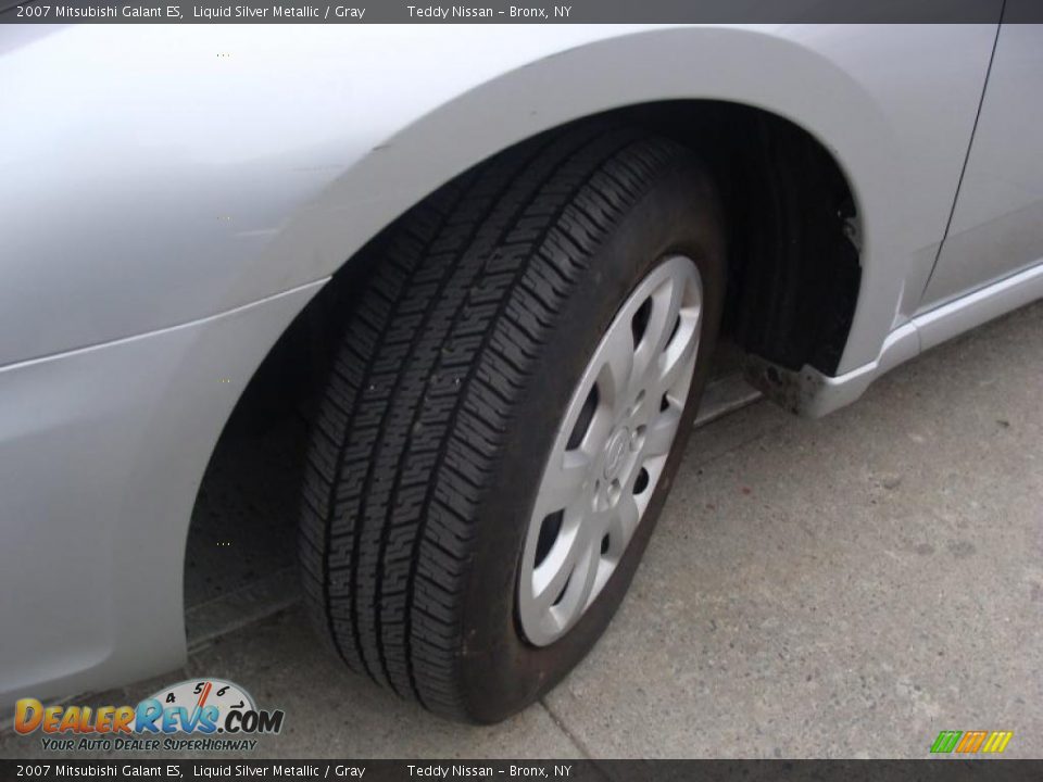 2007 Mitsubishi Galant ES Liquid Silver Metallic / Gray Photo #8