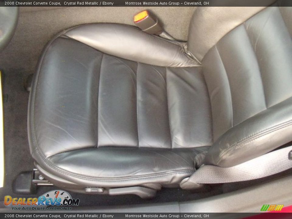 2008 Chevrolet Corvette Coupe Crystal Red Metallic / Ebony Photo #10