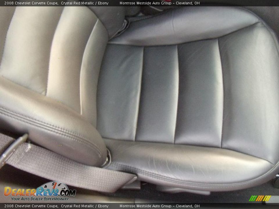 2008 Chevrolet Corvette Coupe Crystal Red Metallic / Ebony Photo #12