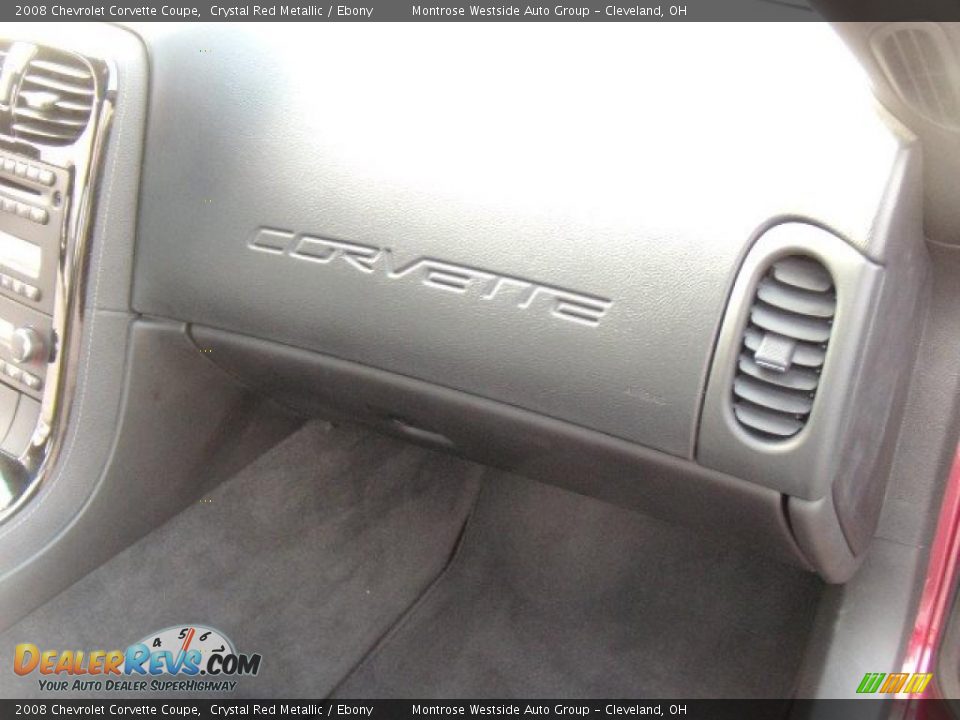 2008 Chevrolet Corvette Coupe Crystal Red Metallic / Ebony Photo #13