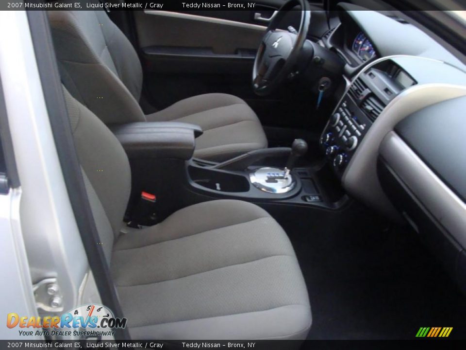 2007 Mitsubishi Galant ES Liquid Silver Metallic / Gray Photo #14
