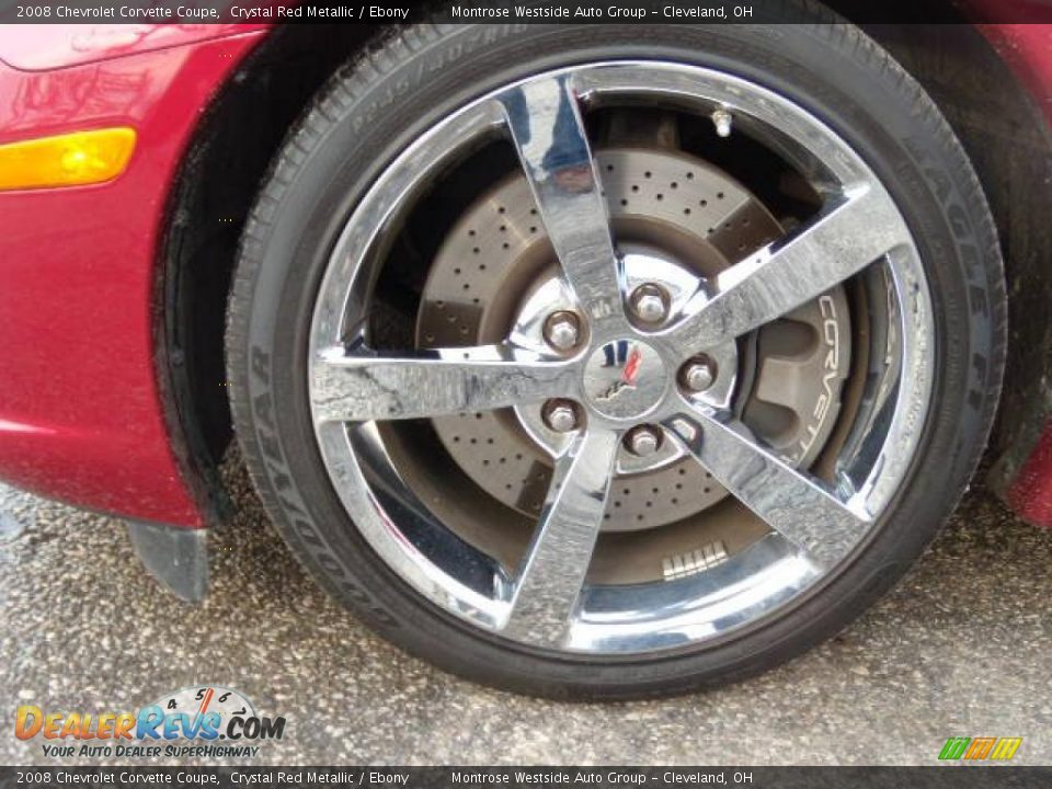 2008 Chevrolet Corvette Coupe Crystal Red Metallic / Ebony Photo #21
