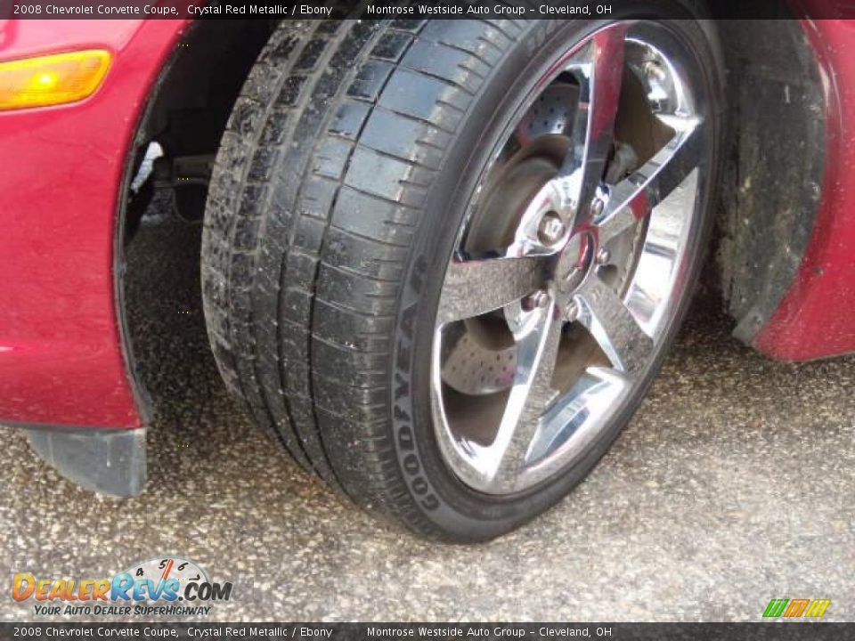 2008 Chevrolet Corvette Coupe Crystal Red Metallic / Ebony Photo #22