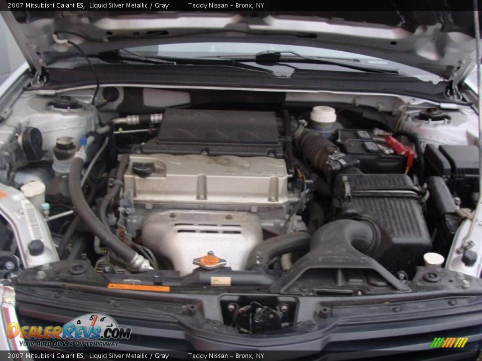 2007 Mitsubishi Galant ES Liquid Silver Metallic / Gray Photo #24