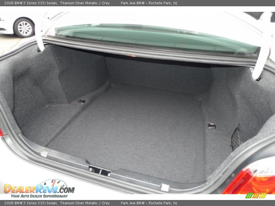 2008 BMW 5 Series 535i Sedan Titanium Silver Metallic / Grey Photo #23