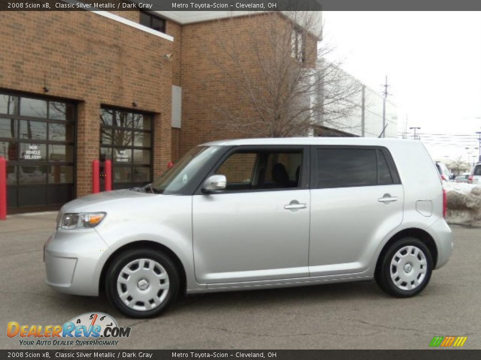 2008 Scion xB Classic Silver Metallic / Dark Gray Photo #2