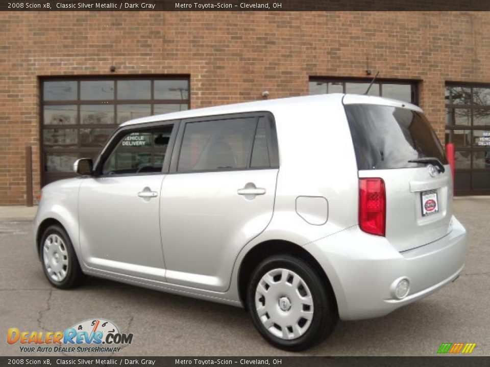 2008 Scion xB Classic Silver Metallic / Dark Gray Photo #3