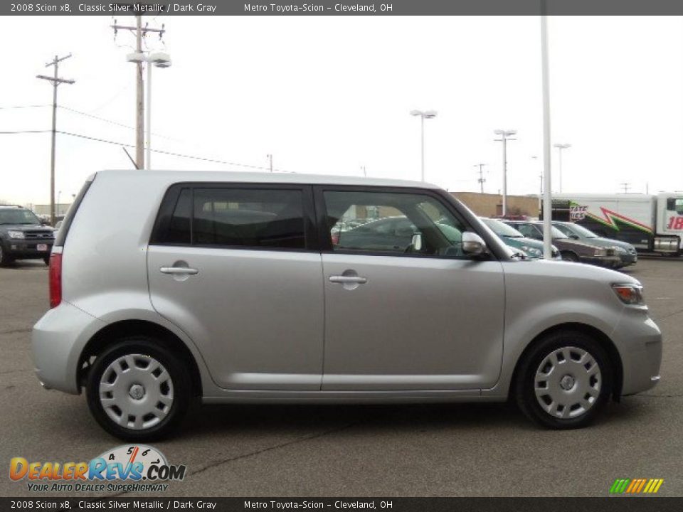 2008 Scion xB Classic Silver Metallic / Dark Gray Photo #7