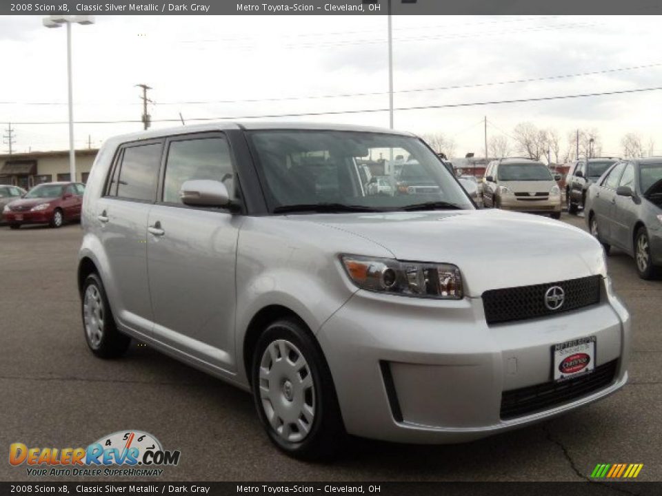 2008 Scion xB Classic Silver Metallic / Dark Gray Photo #8