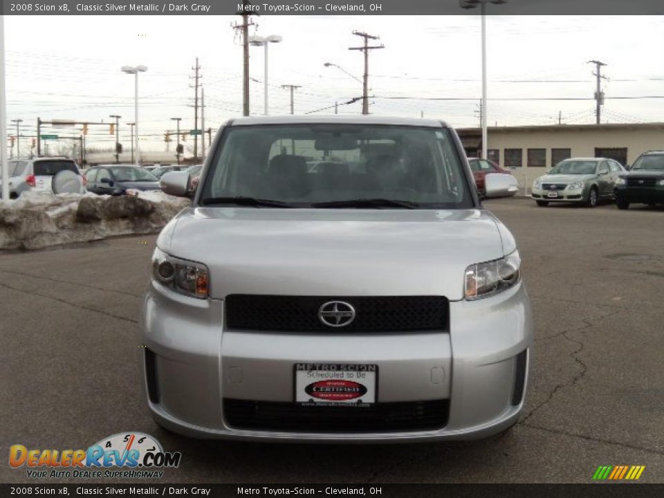 2008 Scion xB Classic Silver Metallic / Dark Gray Photo #9