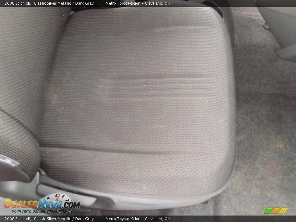 2008 Scion xB Classic Silver Metallic / Dark Gray Photo #13