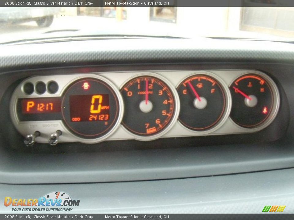 2008 Scion xB Classic Silver Metallic / Dark Gray Photo #17
