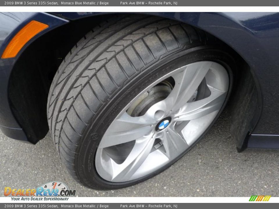 2009 BMW 3 Series 335i Sedan Monaco Blue Metallic / Beige Photo #21