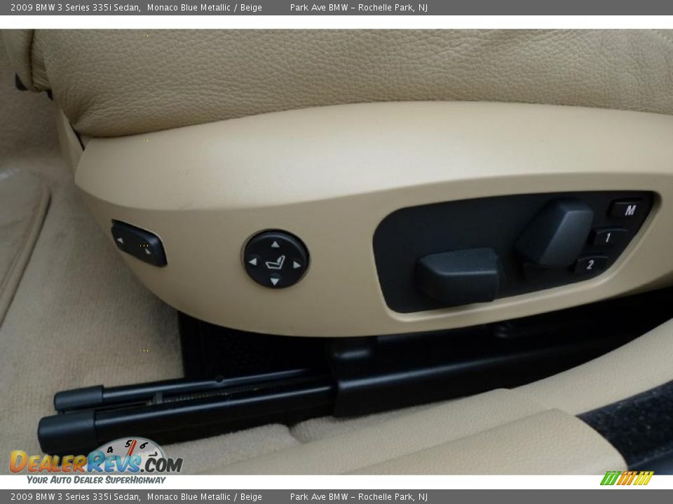 2009 BMW 3 Series 335i Sedan Monaco Blue Metallic / Beige Photo #27