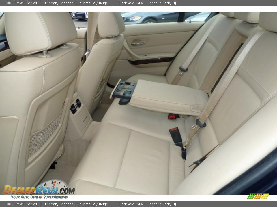 2009 BMW 3 Series 335i Sedan Monaco Blue Metallic / Beige Photo #29