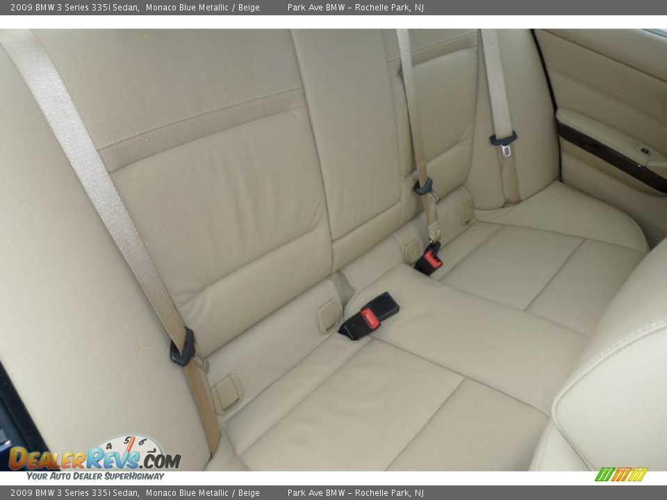 2009 BMW 3 Series 335i Sedan Monaco Blue Metallic / Beige Photo #30