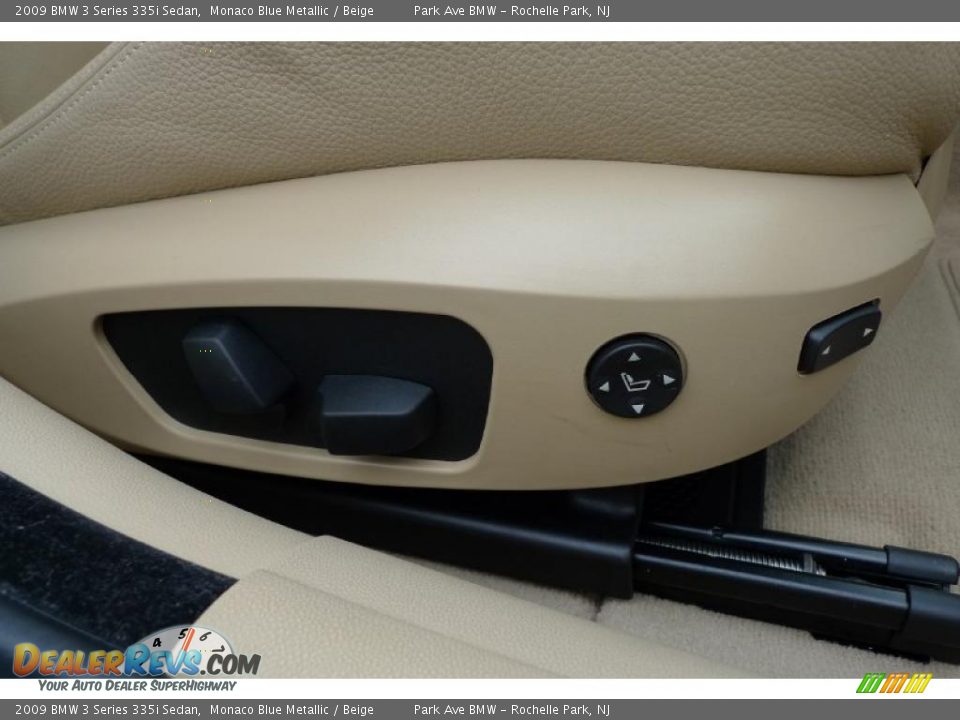 2009 BMW 3 Series 335i Sedan Monaco Blue Metallic / Beige Photo #32