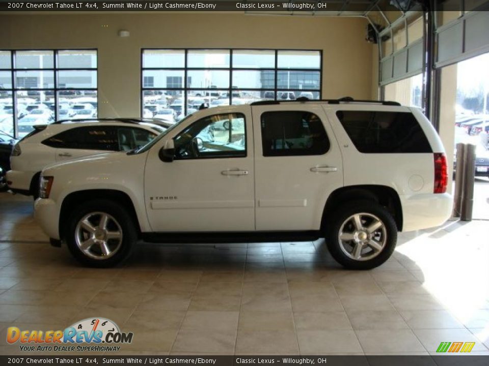 2007 Chevrolet Tahoe LT 4x4 Summit White / Light Cashmere/Ebony Photo #1