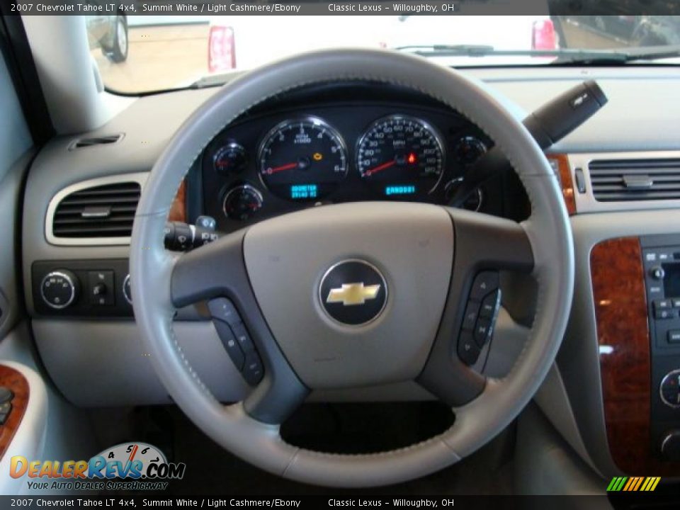 2007 Chevrolet Tahoe LT 4x4 Summit White / Light Cashmere/Ebony Photo #12