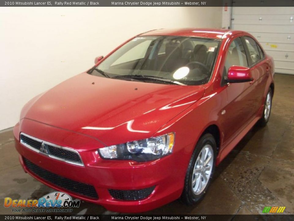 2010 Mitsubishi Lancer ES Rally Red Metallic / Black Photo #1