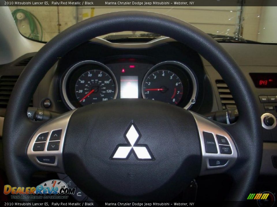 2010 Mitsubishi Lancer ES Rally Red Metallic / Black Photo #4