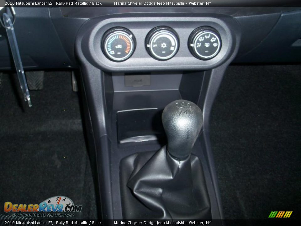 2010 Mitsubishi Lancer ES Rally Red Metallic / Black Photo #6