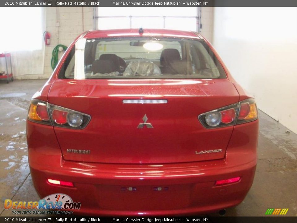 2010 Mitsubishi Lancer ES Rally Red Metallic / Black Photo #8