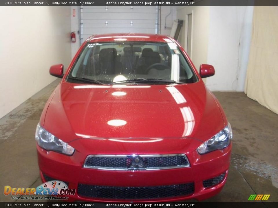 2010 Mitsubishi Lancer ES Rally Red Metallic / Black Photo #11