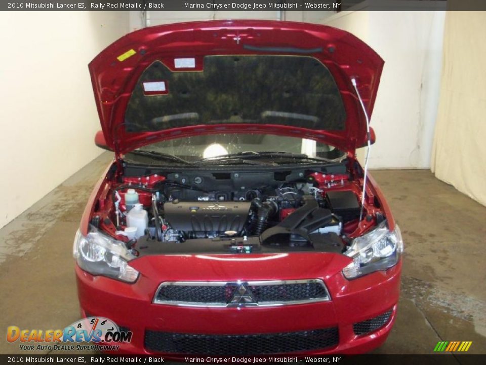 2010 Mitsubishi Lancer ES Rally Red Metallic / Black Photo #12