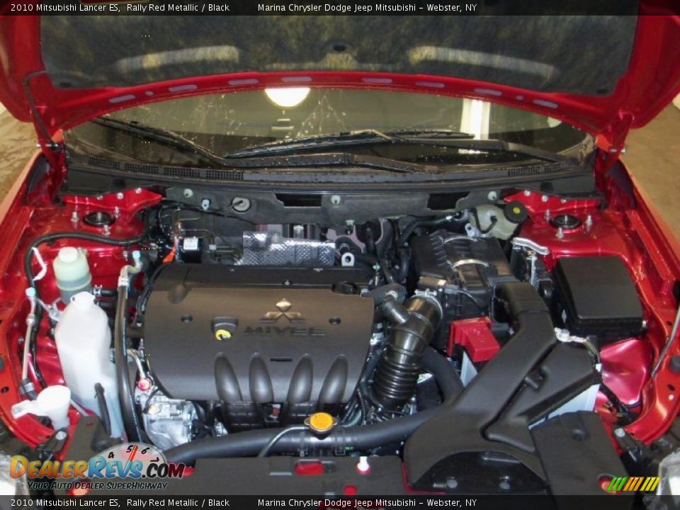 2010 Mitsubishi Lancer ES Rally Red Metallic / Black Photo #13