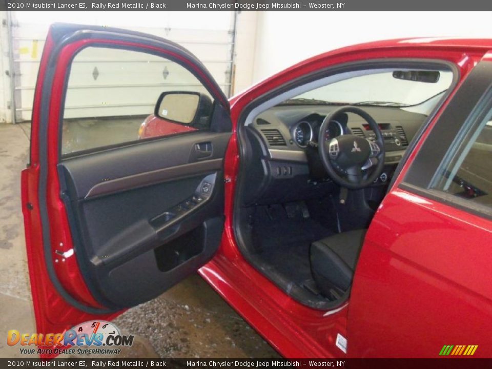 2010 Mitsubishi Lancer ES Rally Red Metallic / Black Photo #14