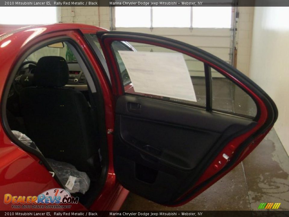 2010 Mitsubishi Lancer ES Rally Red Metallic / Black Photo #19