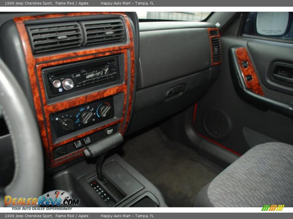 1999 Jeep Cherokee Sport Flame Red / Agate Photo #17