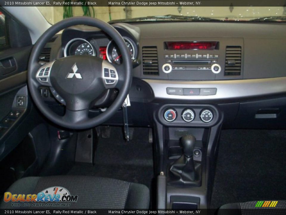 2010 Mitsubishi Lancer ES Rally Red Metallic / Black Photo #24