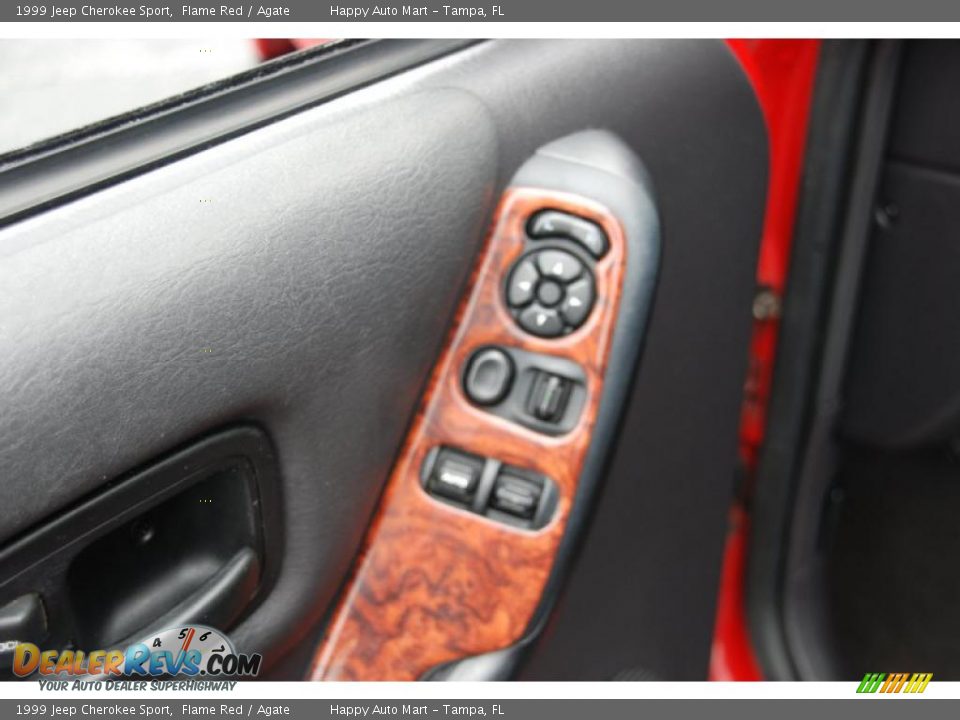 1999 Jeep Cherokee Sport Flame Red / Agate Photo #29
