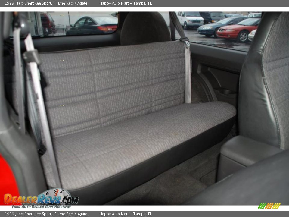 1999 Jeep Cherokee Sport Flame Red / Agate Photo #31