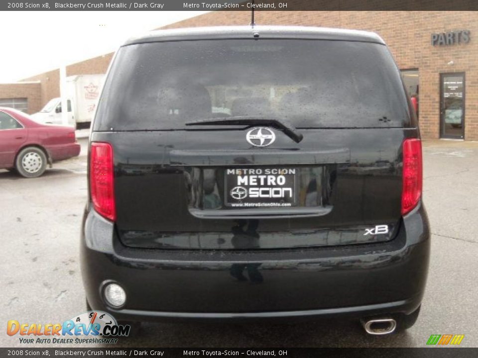2008 Scion xB Blackberry Crush Metallic / Dark Gray Photo #4