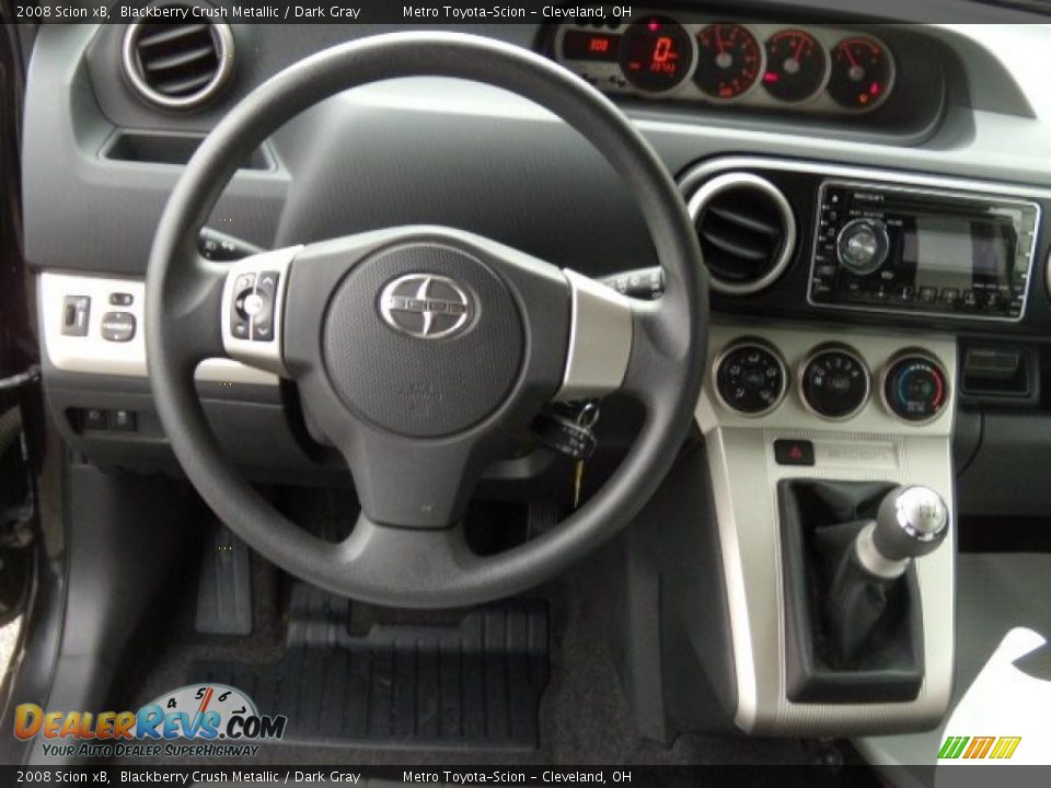 2008 Scion xB Blackberry Crush Metallic / Dark Gray Photo #14
