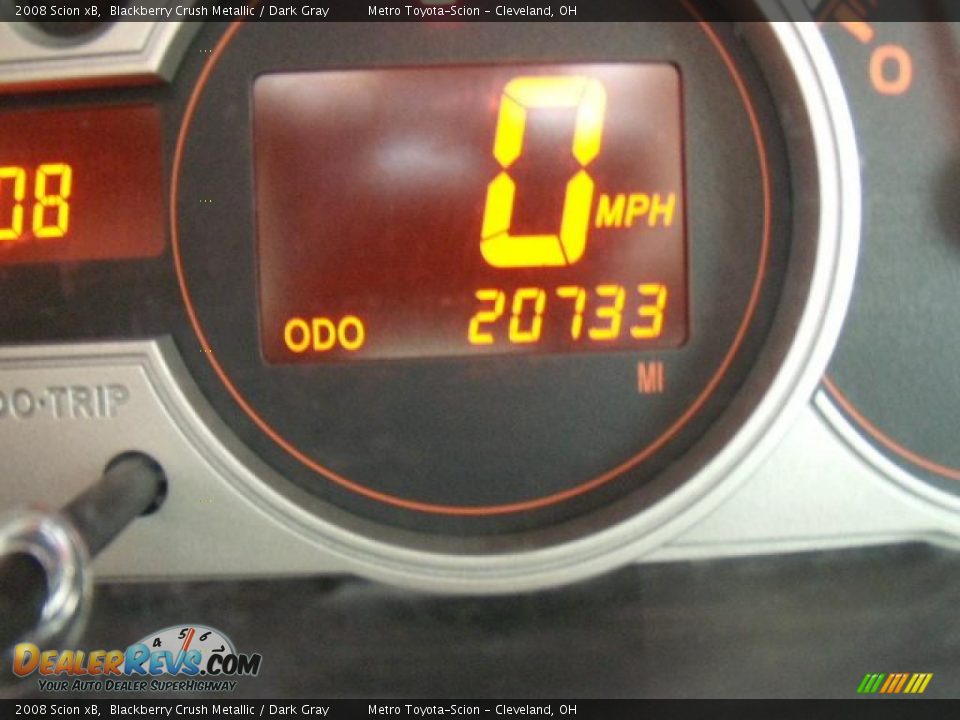 2008 Scion xB Blackberry Crush Metallic / Dark Gray Photo #17