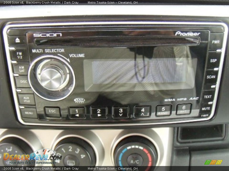 2008 Scion xB Blackberry Crush Metallic / Dark Gray Photo #18
