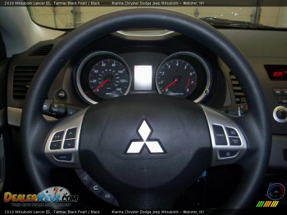 2010 Mitsubishi Lancer ES Tarmac Black Pearl / Black Photo #4