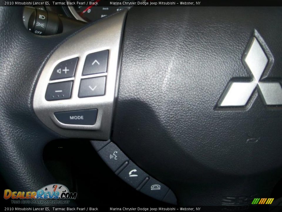 2010 Mitsubishi Lancer ES Tarmac Black Pearl / Black Photo #5