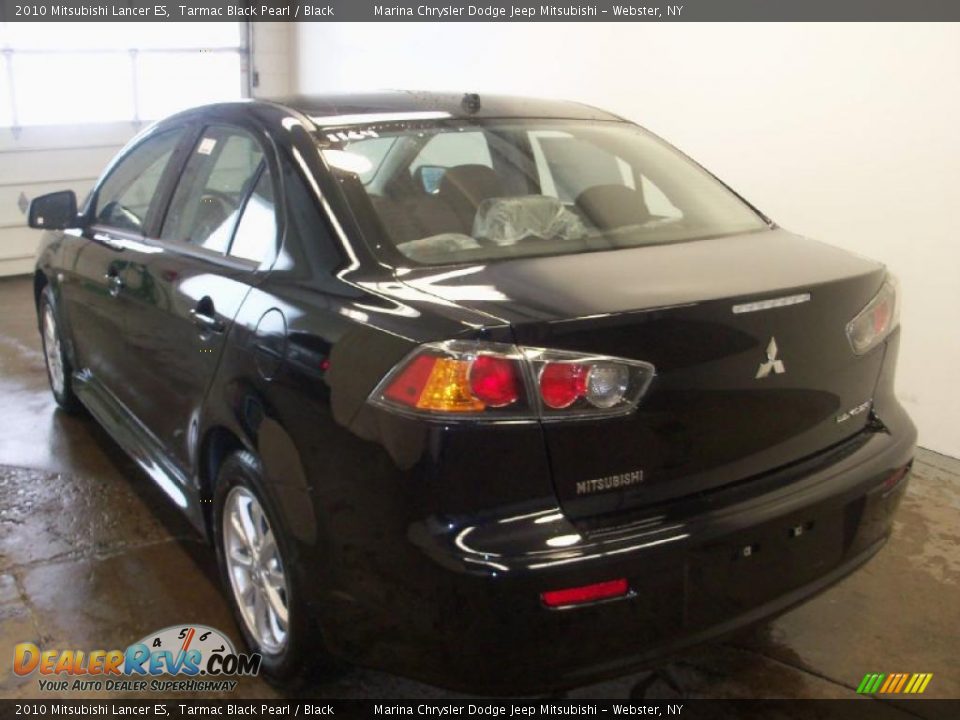2010 Mitsubishi Lancer ES Tarmac Black Pearl / Black Photo #7