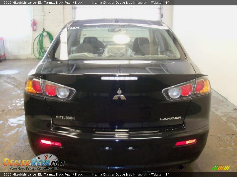 2010 Mitsubishi Lancer ES Tarmac Black Pearl / Black Photo #8