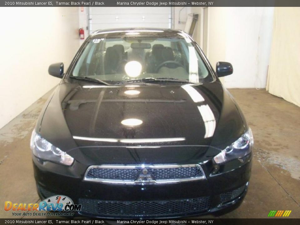 2010 Mitsubishi Lancer ES Tarmac Black Pearl / Black Photo #11