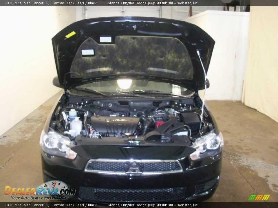 2010 Mitsubishi Lancer ES Tarmac Black Pearl / Black Photo #12
