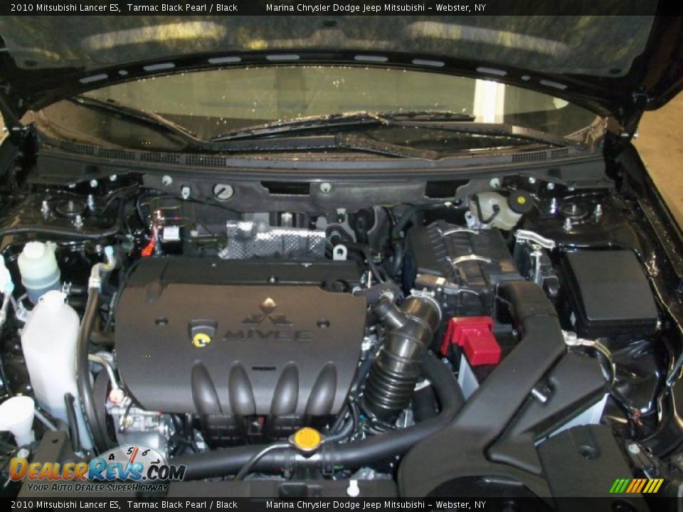 2010 Mitsubishi Lancer ES Tarmac Black Pearl / Black Photo #13