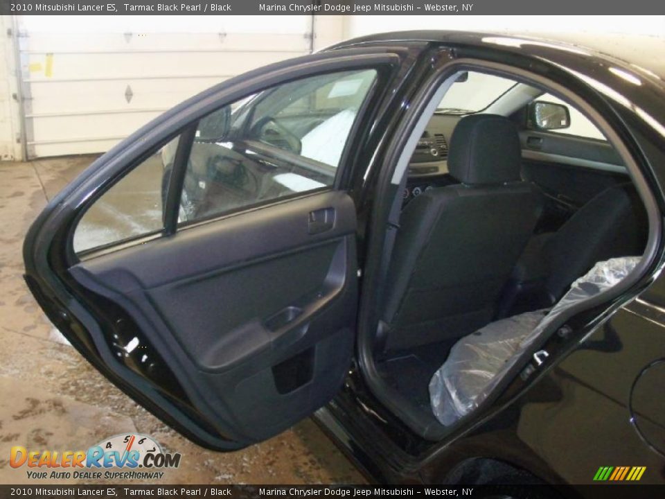 2010 Mitsubishi Lancer ES Tarmac Black Pearl / Black Photo #15