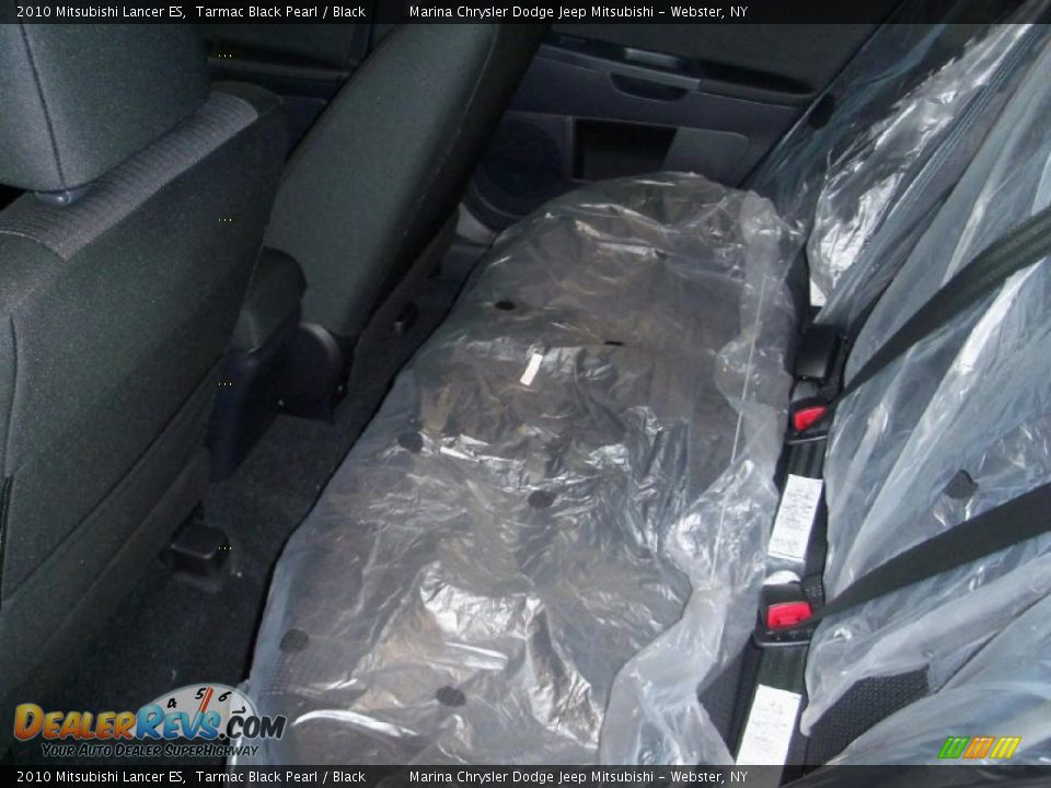 2010 Mitsubishi Lancer ES Tarmac Black Pearl / Black Photo #16