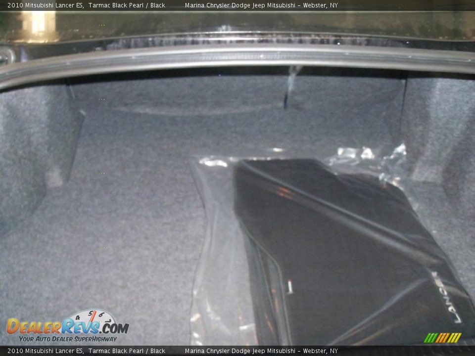 2010 Mitsubishi Lancer ES Tarmac Black Pearl / Black Photo #18